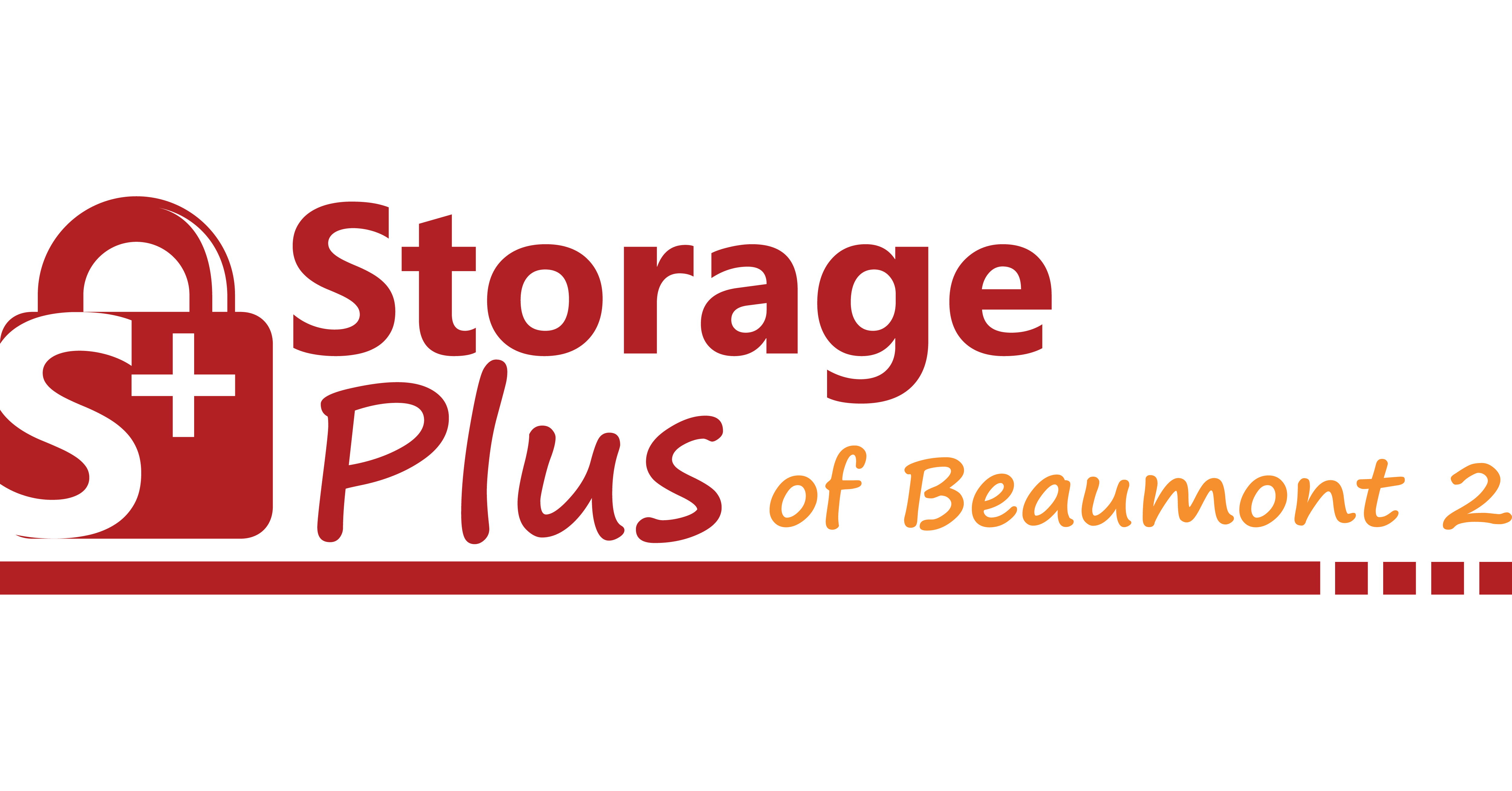 Storage Plus of Beaumont 2 Logo Horizontal Transparent