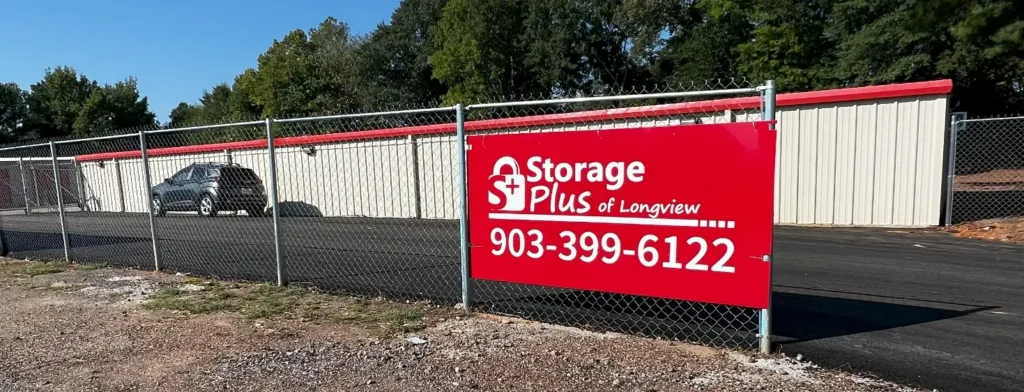 My Storage Plus Longview Whaley Business Sign