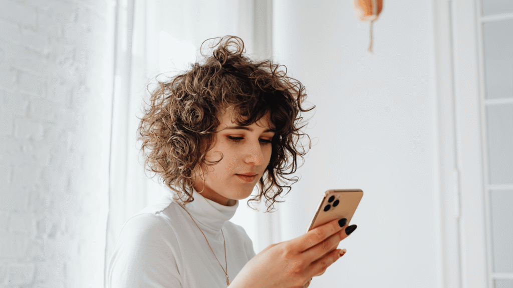 mystoragepluscustomerusingstorpassselfstorageaccess My Storage Plus Customer using StorPass for self storage access on a mobile phone