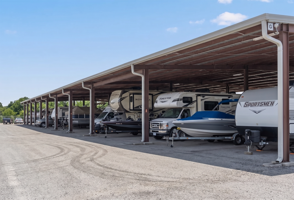 mystorageplusrvandboatstoragefacility My Storage Plus Boat and RV storage options at My Storage Plus including covered vehicle storage